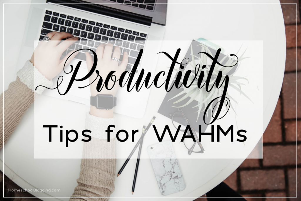 Productivity Tips for Work at Home Moms